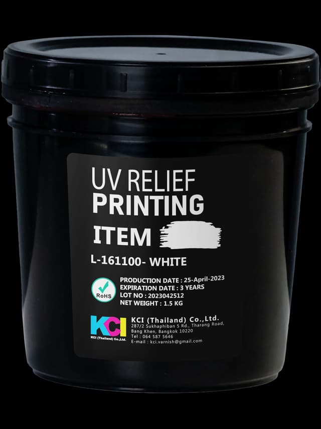 UV RELIEF PRINTING WHITE