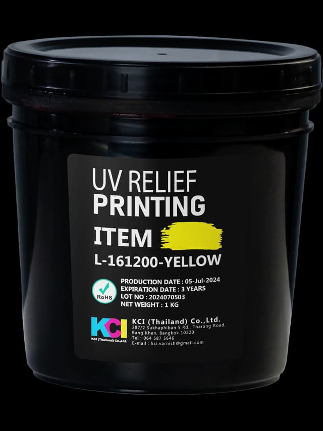 UV RELIEF PRINTING YELLOW
