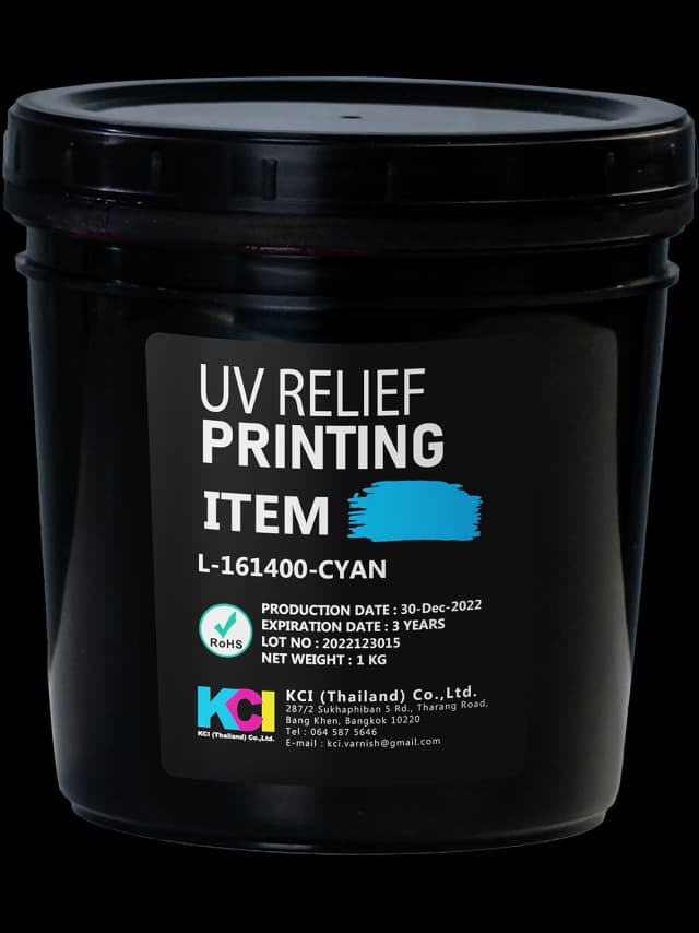 UV RELIEF PRINTING CYAN