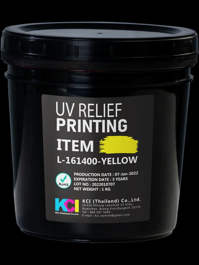 UV RELIEF PRINTING YELLOW